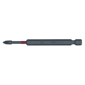 Schraubendrehbit, 1/4", mit Farbcodierung, 89 mm, Kreuz, PH1