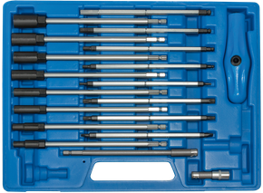Umsteck-Schraubendrehersatz, 19-teilig