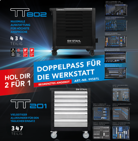 Werkstattwagen Z3201 + Z3705 - DAS POWER-DUO FÜR DEINE WERKSTATT!